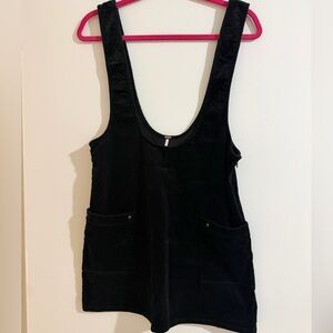 Free people overall corduroy skirt